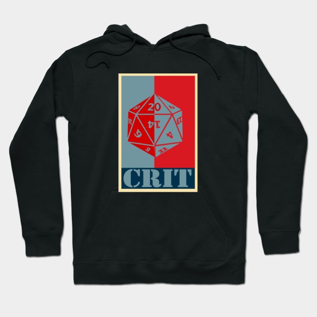 D20 Crit! Hoodie by Imp